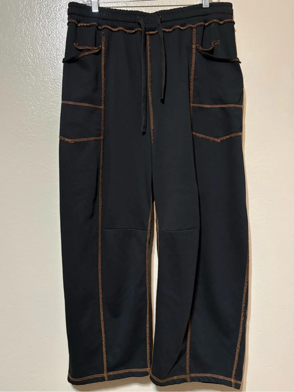 Women’s Black Sweat/lounge pants with Contrast Stitching Size 2XL - Picture 1 of 16